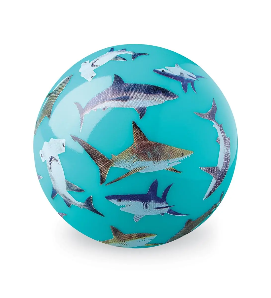 Мяч 4" Акулы - фото