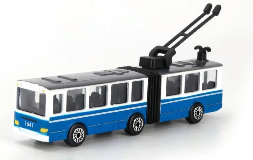 Троллейбус с резинкой - фото