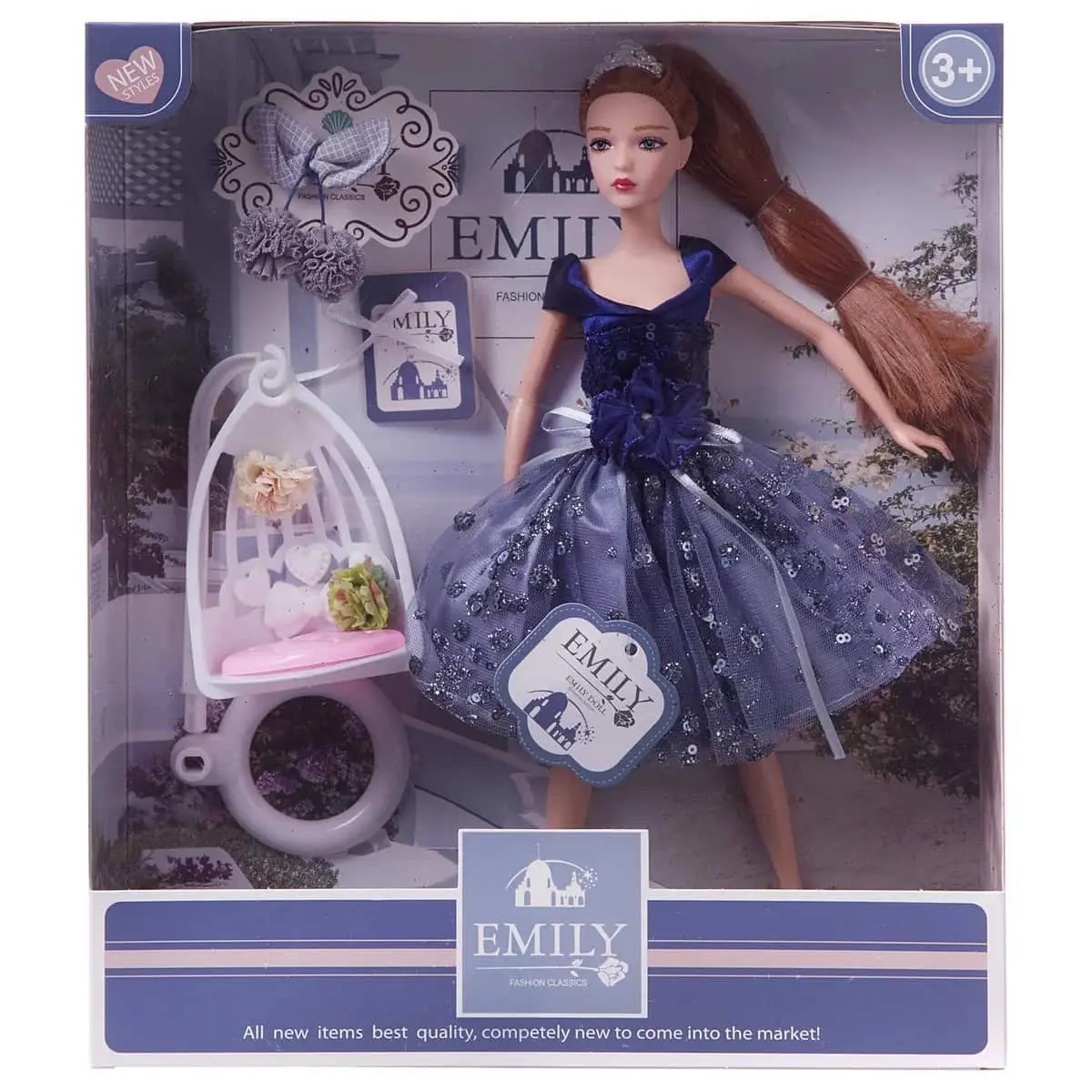 Кукла Emily "Синяя серия" - фото