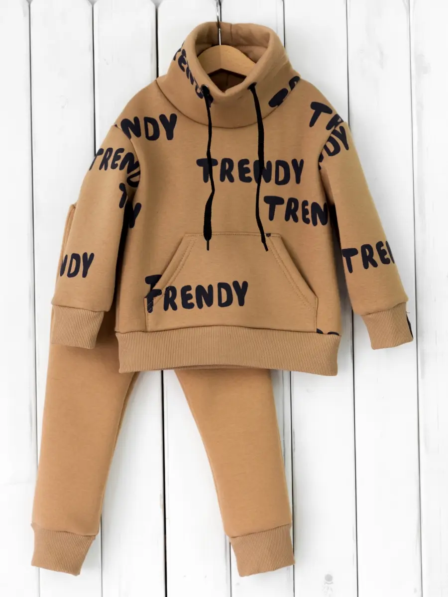 Комплект "Trendy": худи, брюки - фото