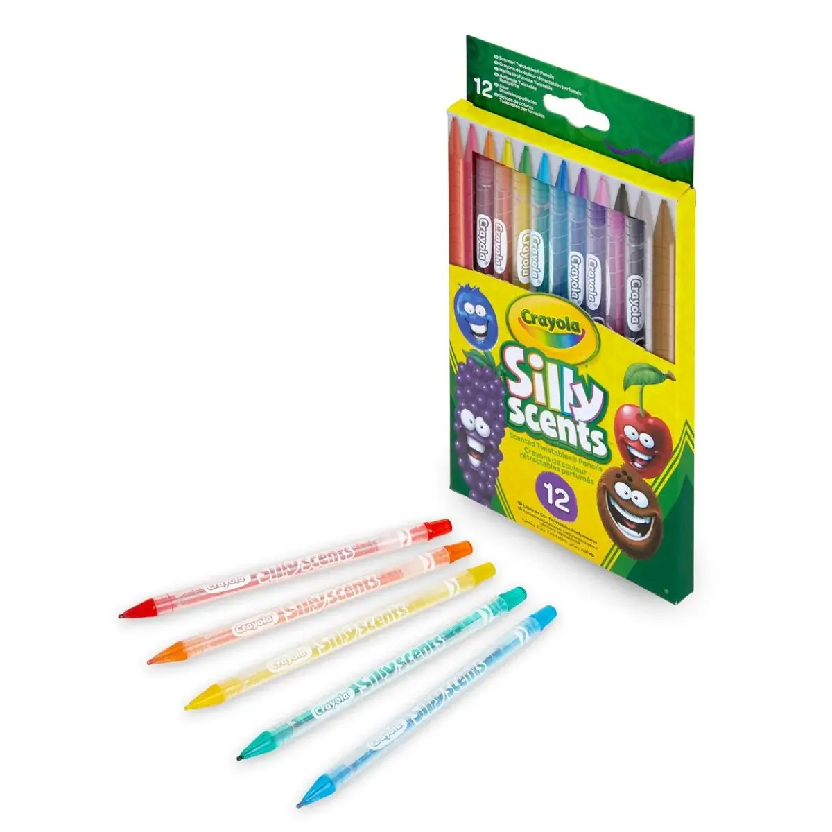 Ароматизированные цветные карандаши (12 шт.) - фото