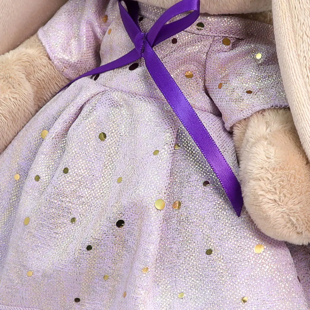 Зайка Ми в платье с блестками (малый) - фото