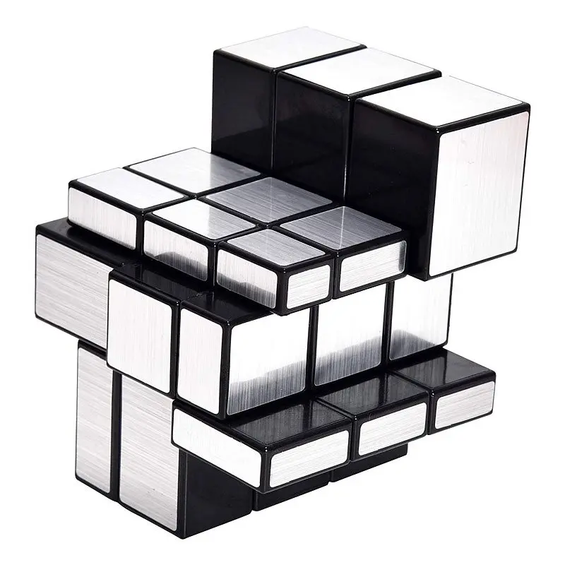 Зеркальный Кубик Серебряный - фото