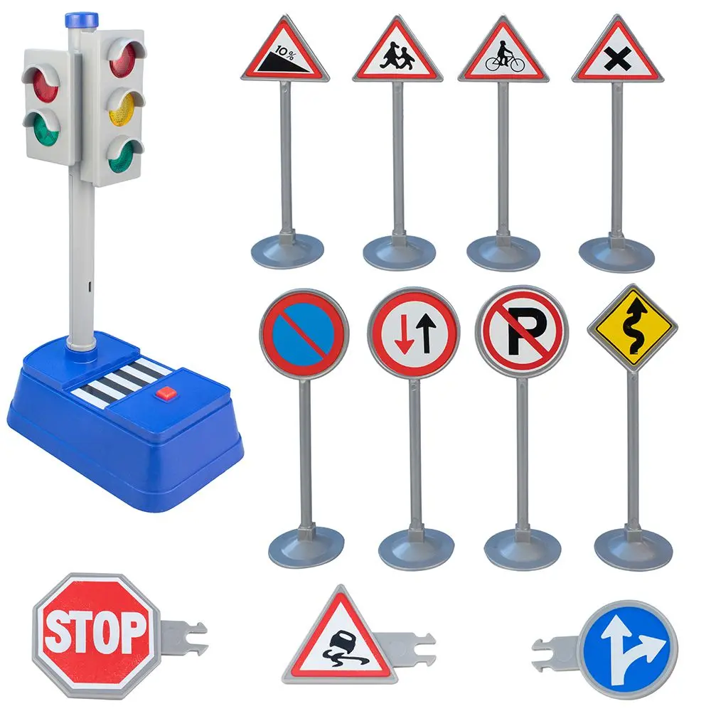 Набор "Светофор и дорожные знаки" - фото