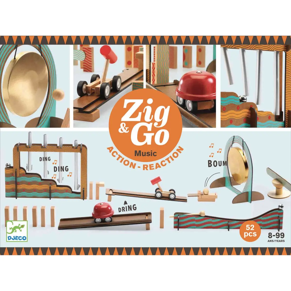 Конструктор Zig&Go, 52 детали - фото