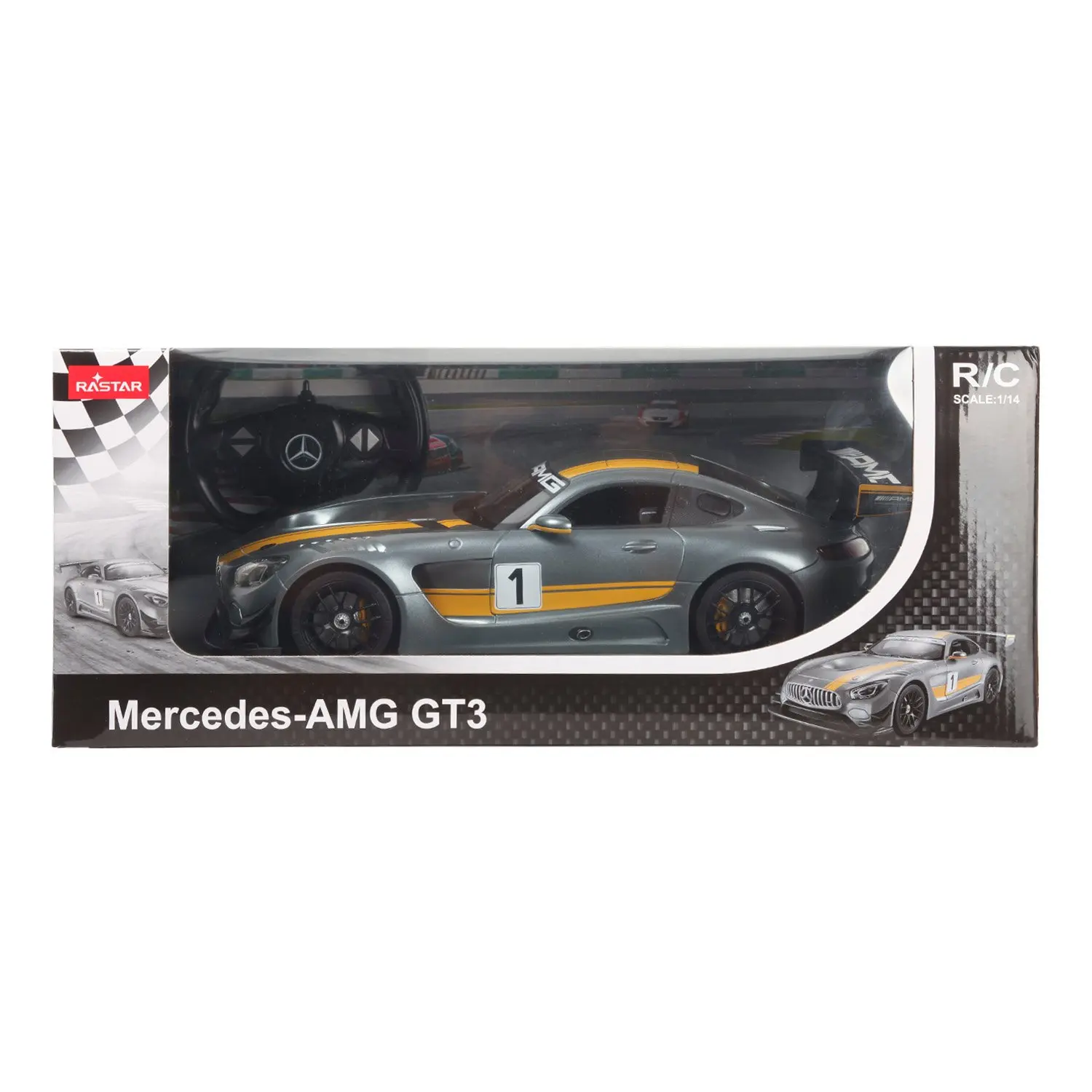 Машина р/у 1:14 Mercedes AMG GT3 - фото