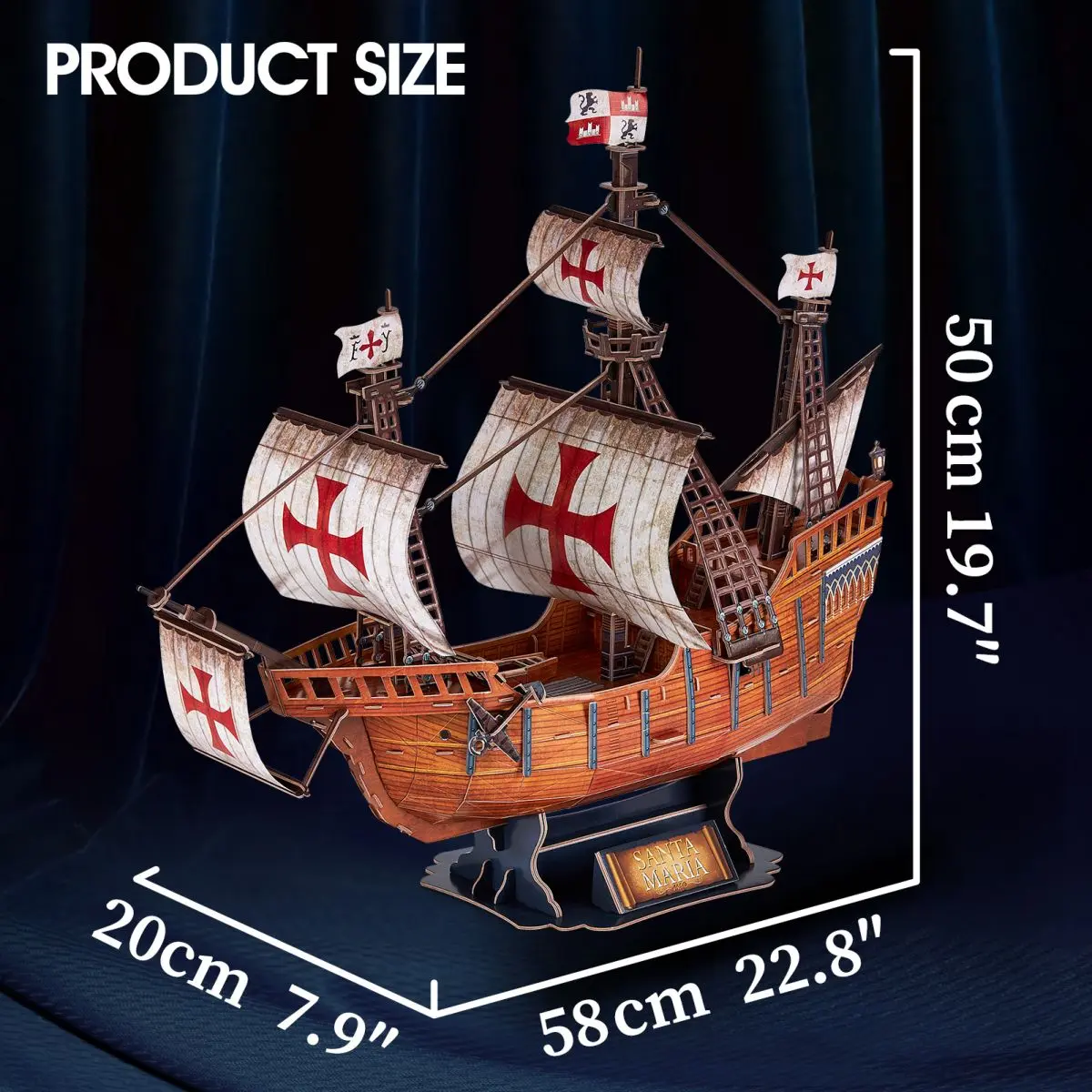 3D пазл Корабль Санта-Мария - фото