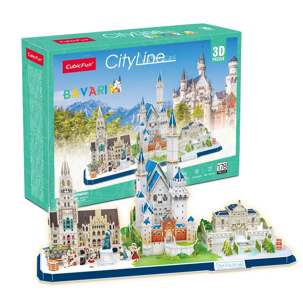 3D пазл CityLine Бавария - фото
