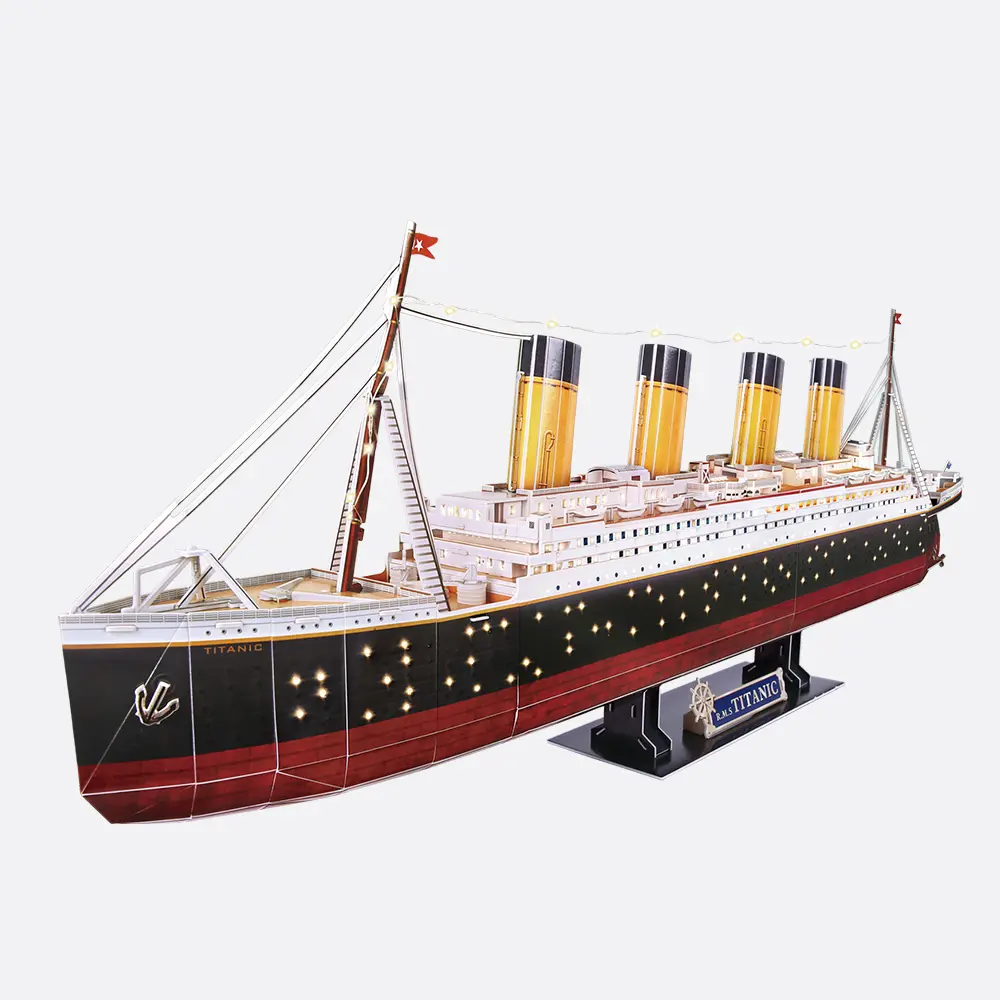 3D пазл Титаник с LED-подсветкой - фото