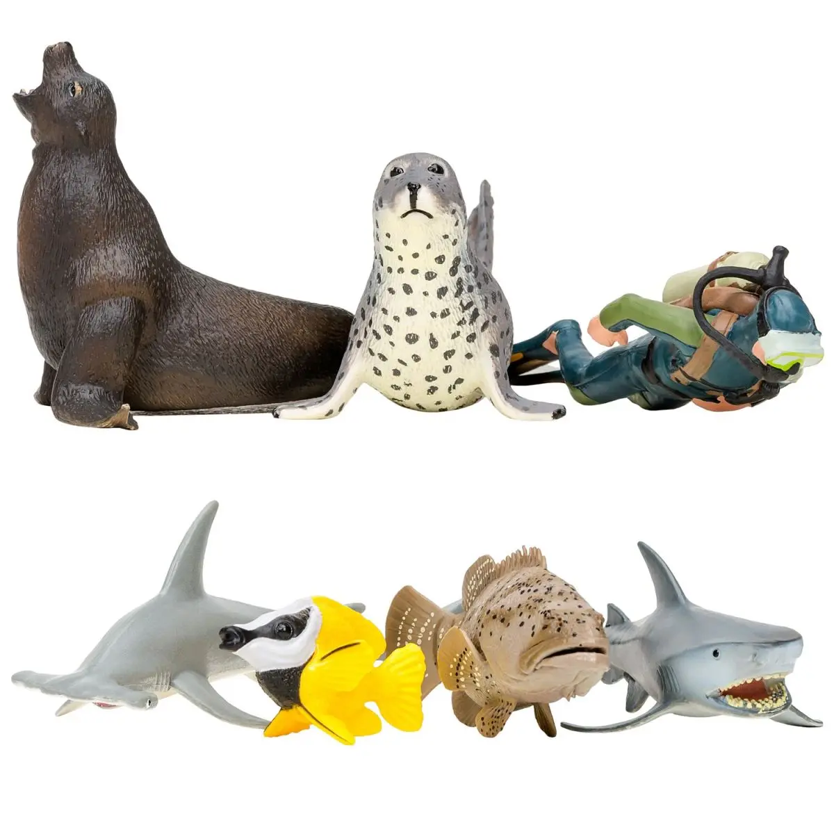 Набор фигурок "Мир морских животных" - фото