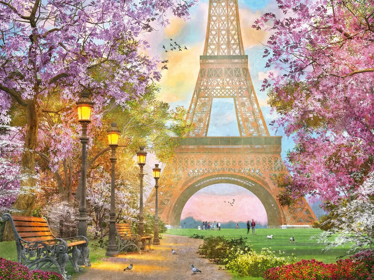 Пазл "Романтика Парижа" - фото