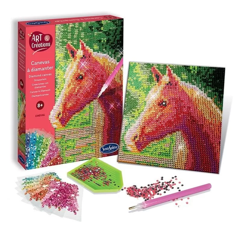 Алмазная мозаика "Лошадь" - фото