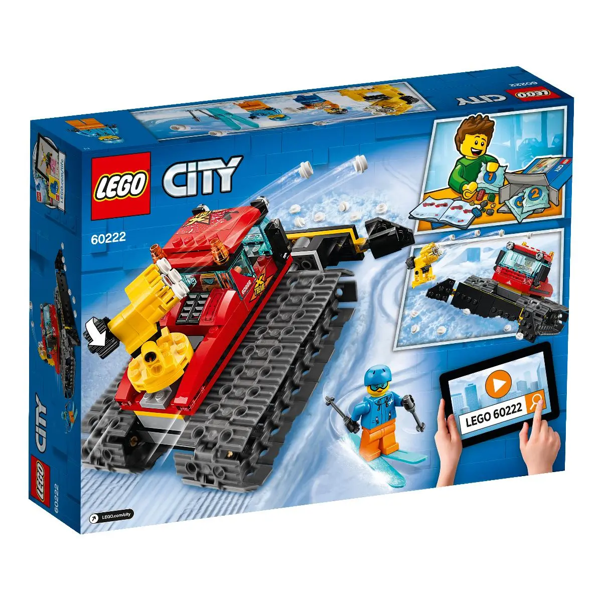 City Снегоуборочная машина Lego 60222 - купить за 1399 рублей рублей в  интернет-магазине Юниор