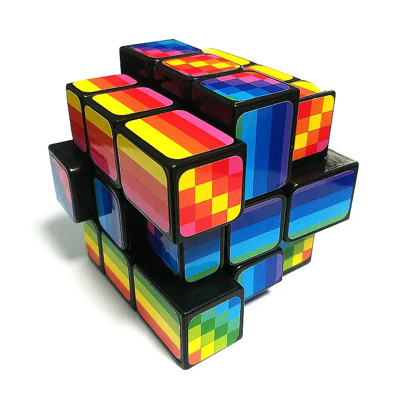 Кубик Радуга 3х3 - фото