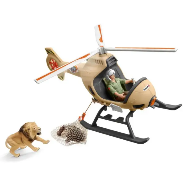 Вертолёт-спасатель для диких животных - фото