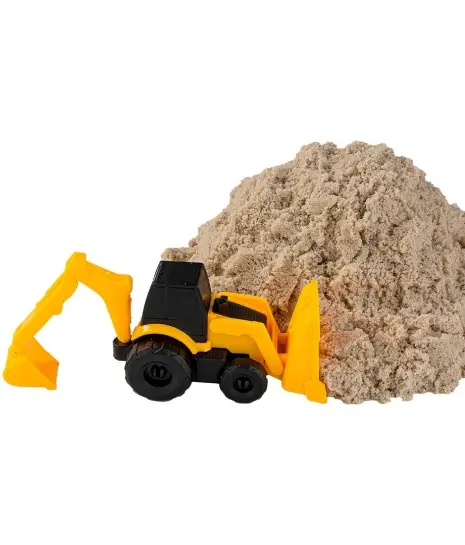 Набор песка с машинкой - фото