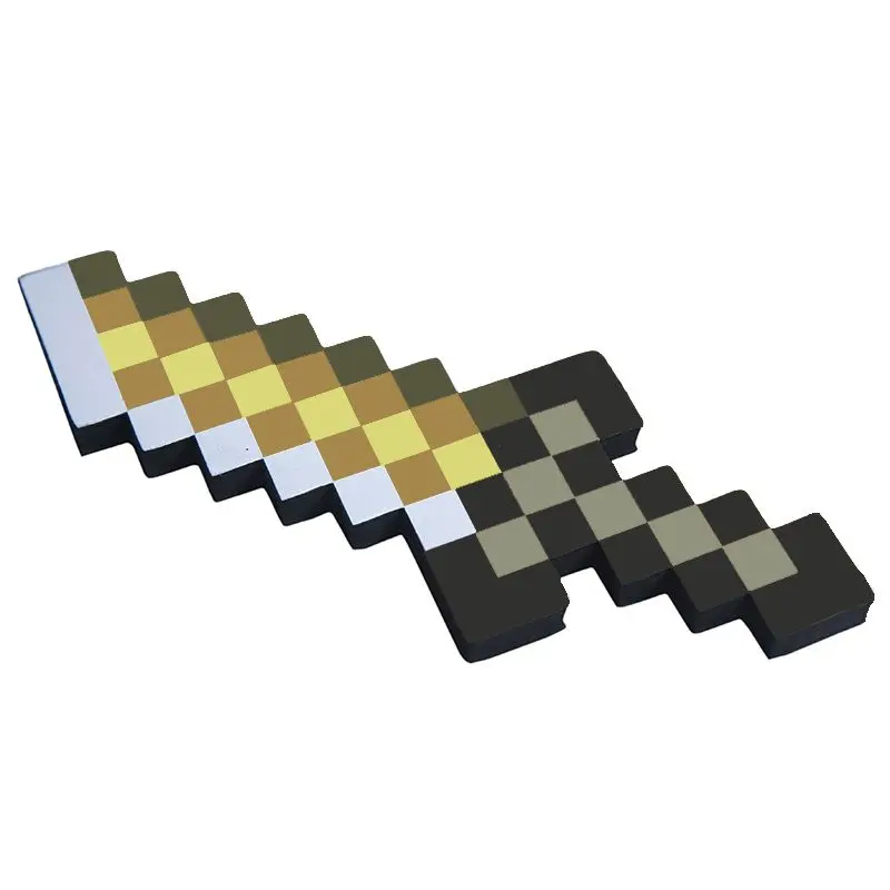 Minecraft 8Бит Кинжал Золотой 25 см