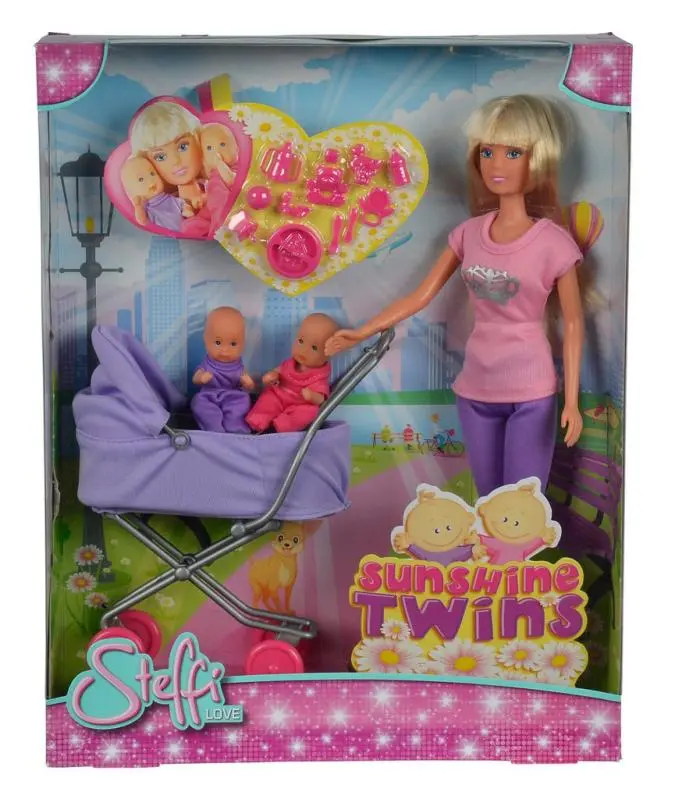 Кукла Штеффи с коляской - фото