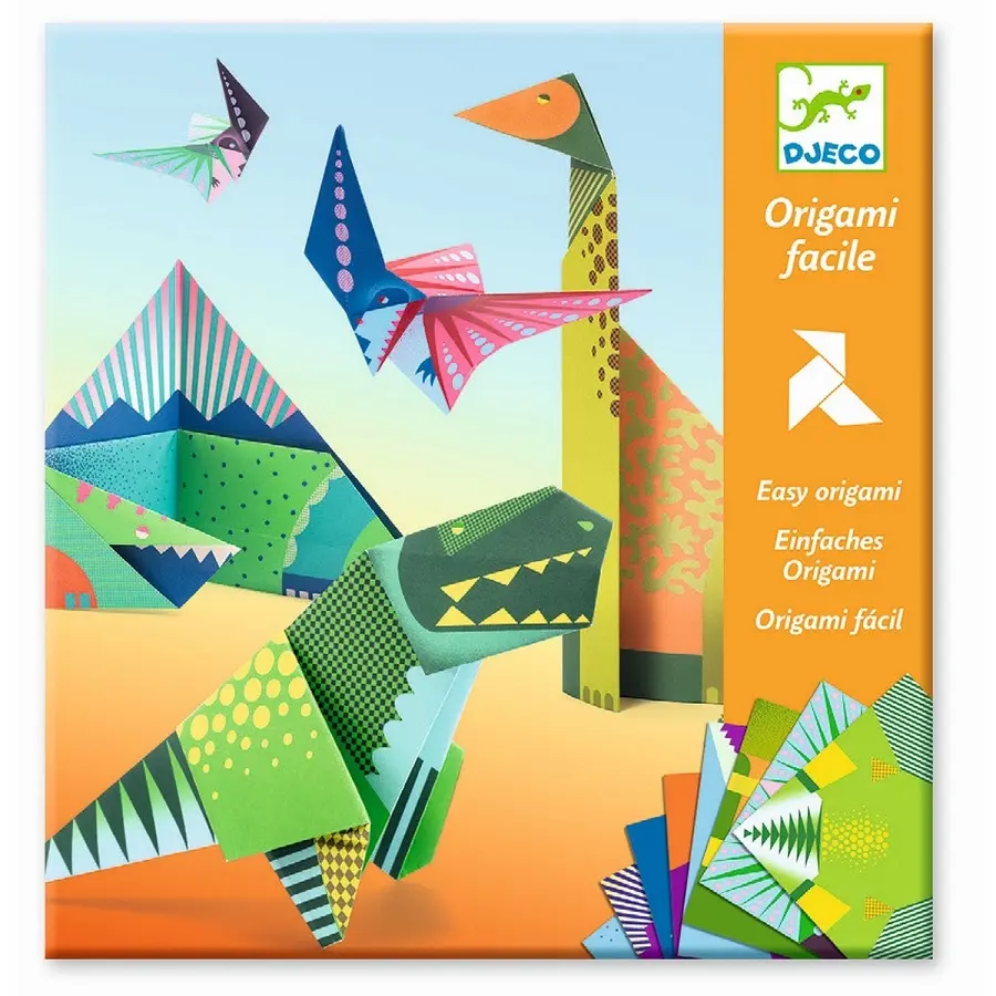 Оригами "Динозавры" - фото