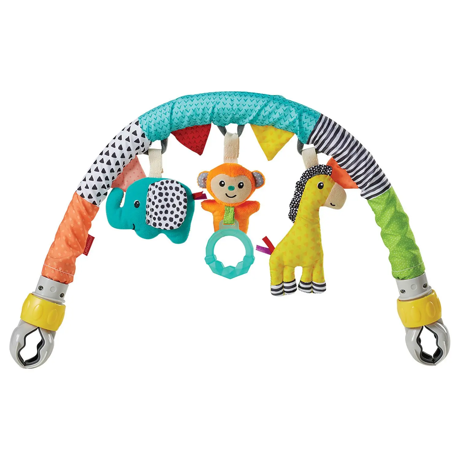Детская игрушка для коляски "Дружные зверюшки" - фото