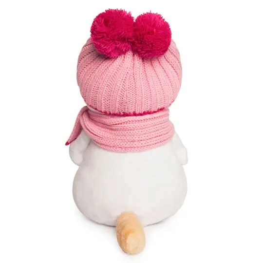Ли-Ли в розовой шапке с шарфом - фото