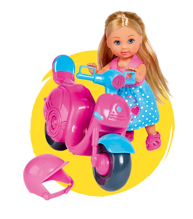 Кукла Еви на скутере - фото