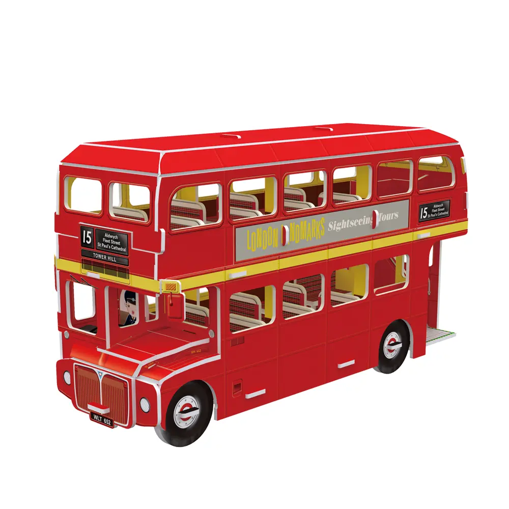 3D пазл Лондонский двухэтажный автобус - фото