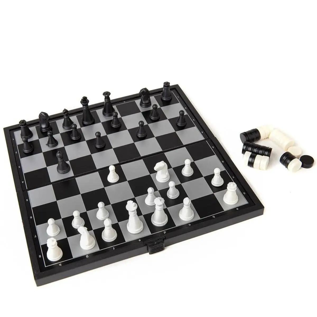 Игра настольная "Шахматы и шашки" - фото