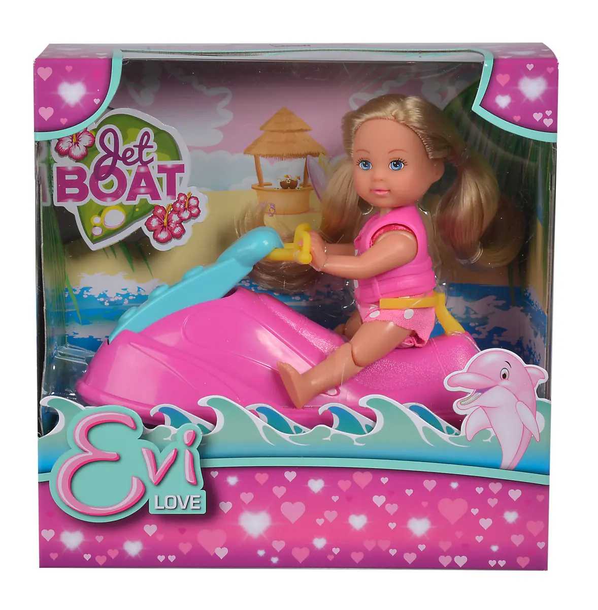 Кукла Еви в купальнике на водном скутере - фото