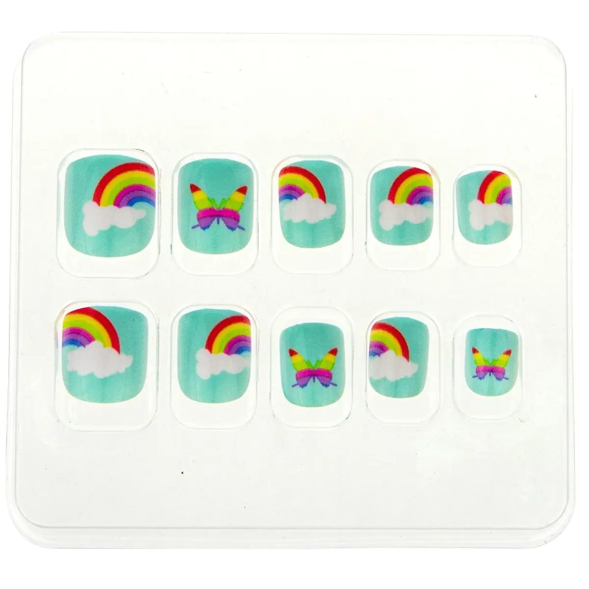 Набор накладных ногтей №14 Rainbow - фото