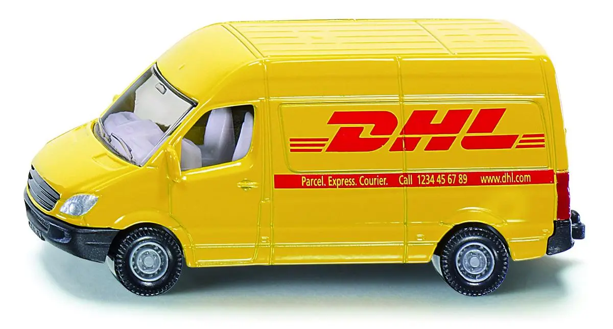 Почтовая машина DHL - фото