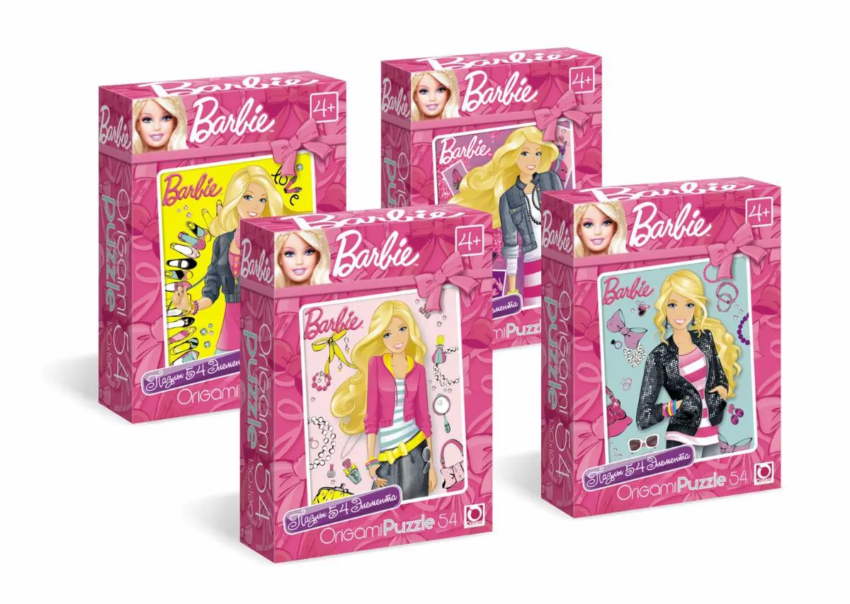 Мини-пазл Barbie в ассортименте - фото
