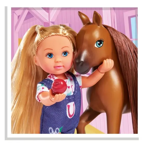 Кукла Еви с беременной лошадкой - фото