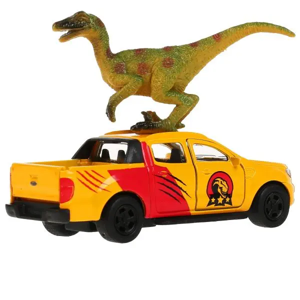 Машина Ford Ranger Пикап и динозавр - фото
