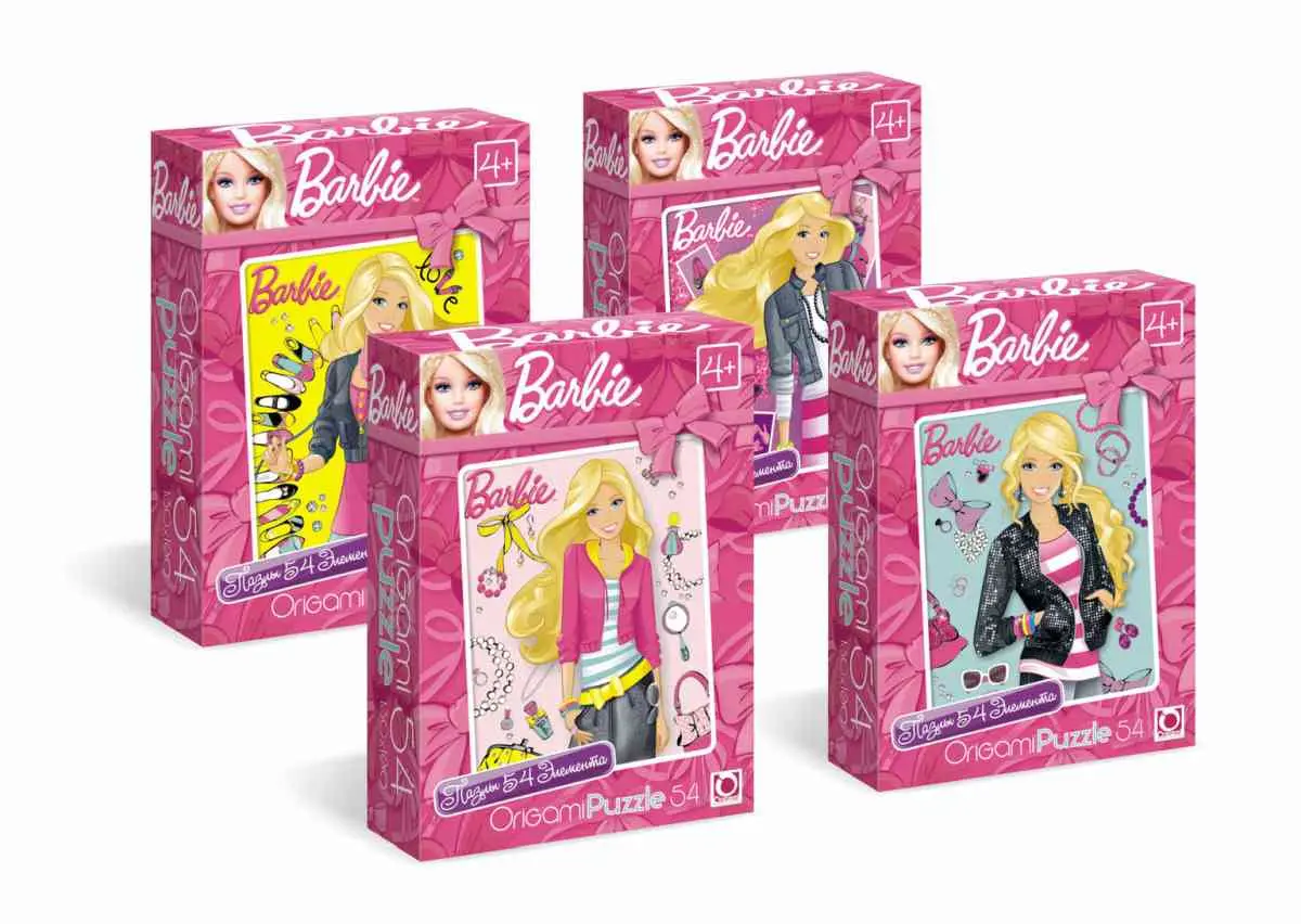 Мини-пазл Barbie в ассортименте