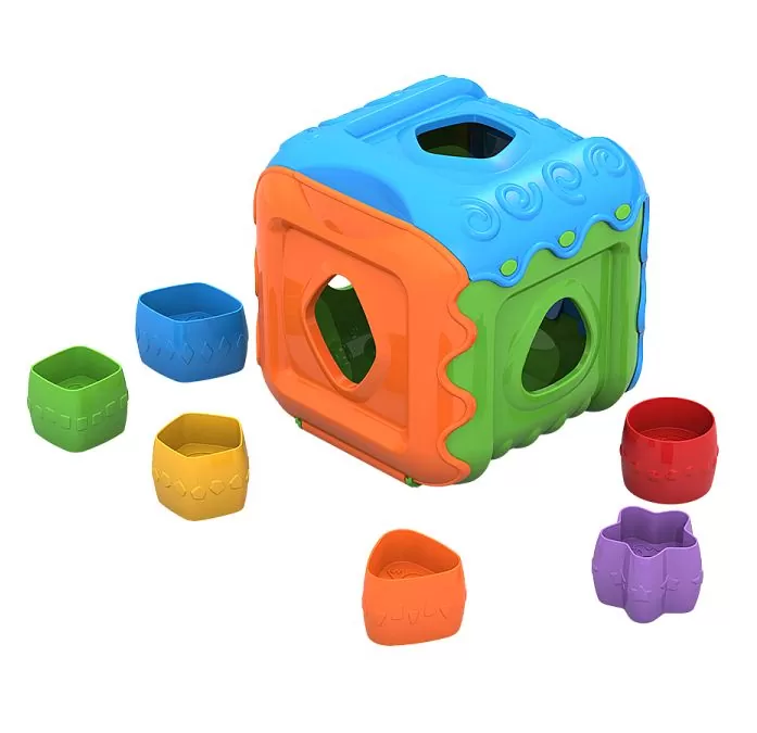 Дидактическая игрушка "Кубик" - фото