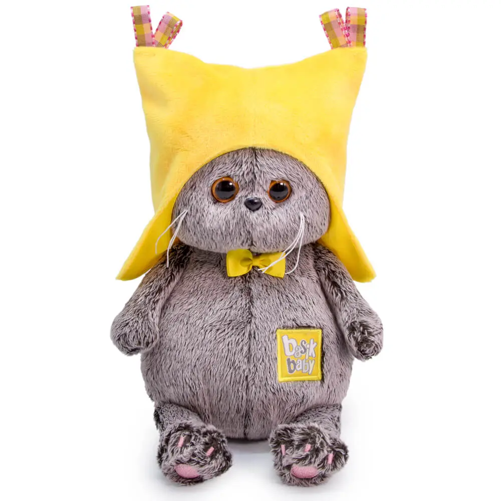 Басик BABY в желтой шапочке (20 см) - фото