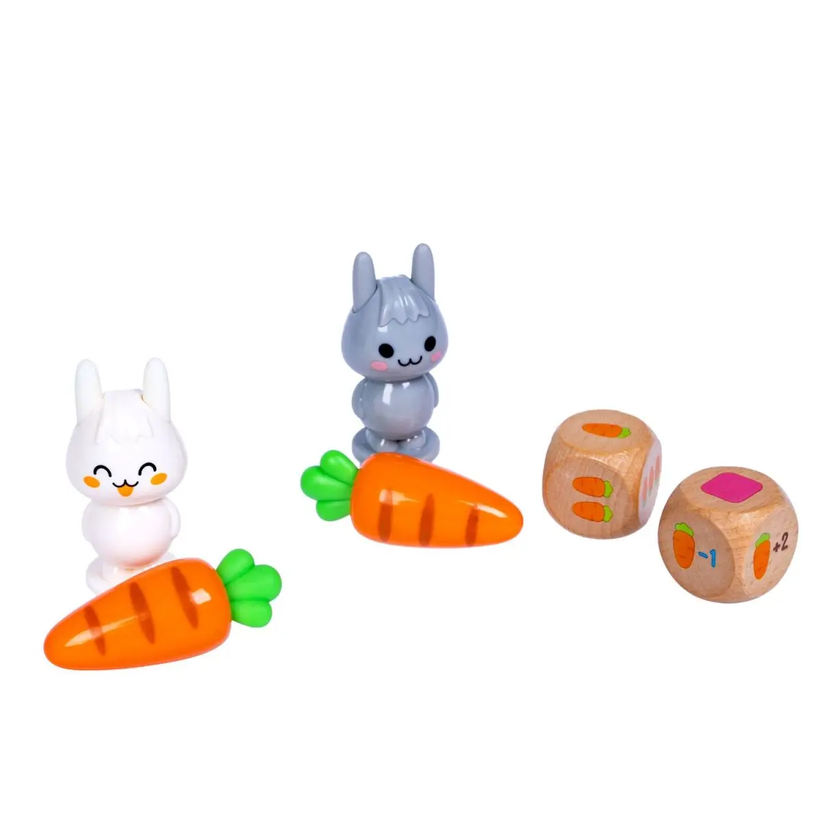 Логическая игра Зайчатки и морковки - фото
