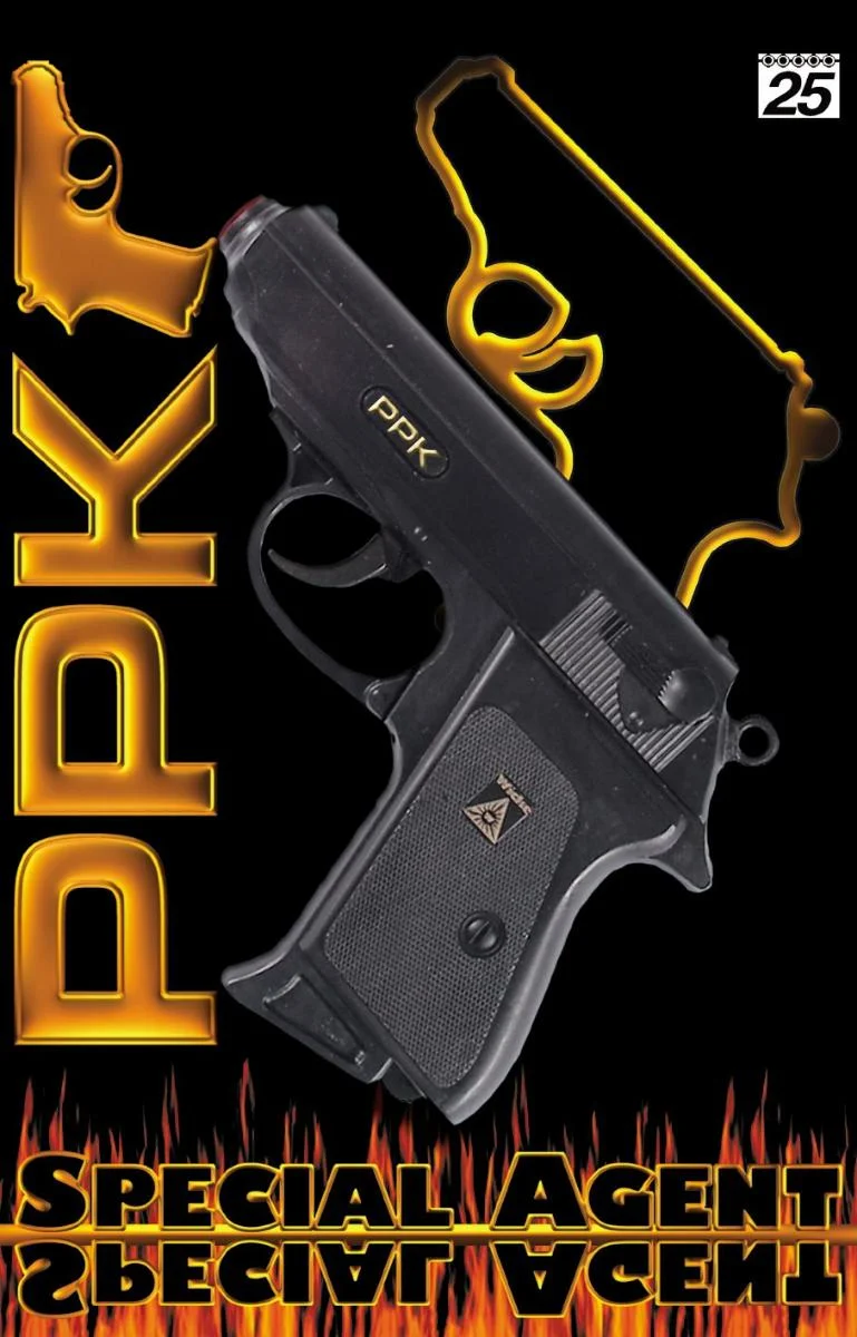 Special Agent Пистолет PPK, 25 зарядов - фото