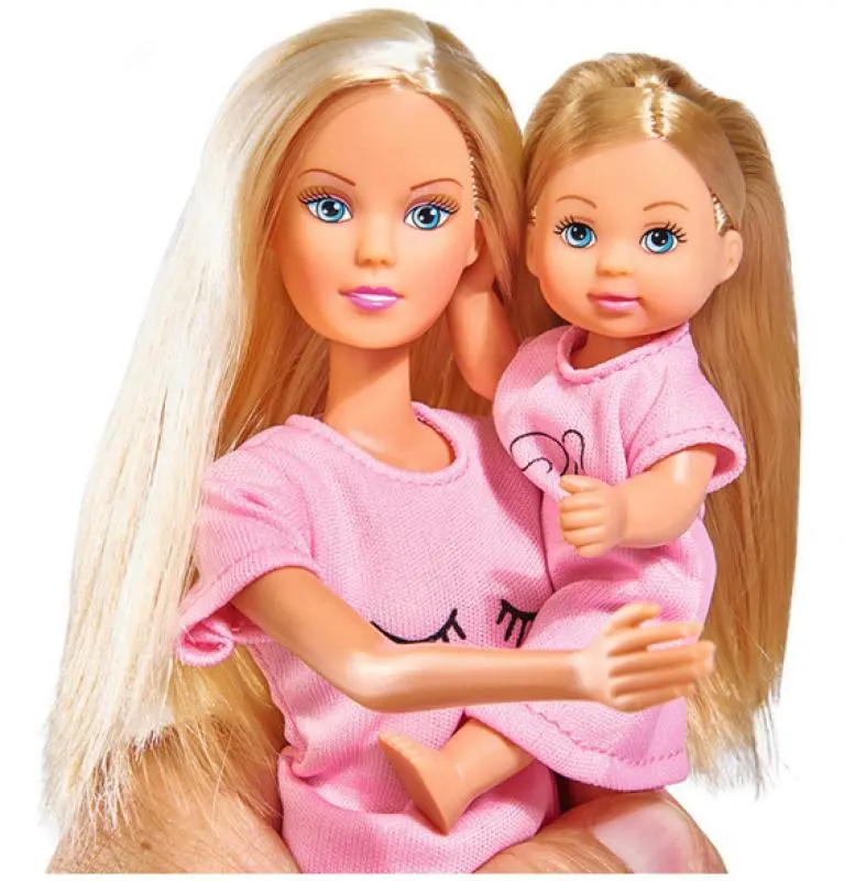 Куклы Штеффи и Еви "Время умываться" - фото