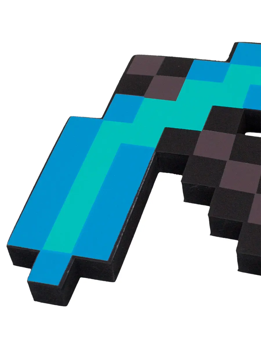 Minecraft 8Бит Кирка Алмазная 30 см - фото