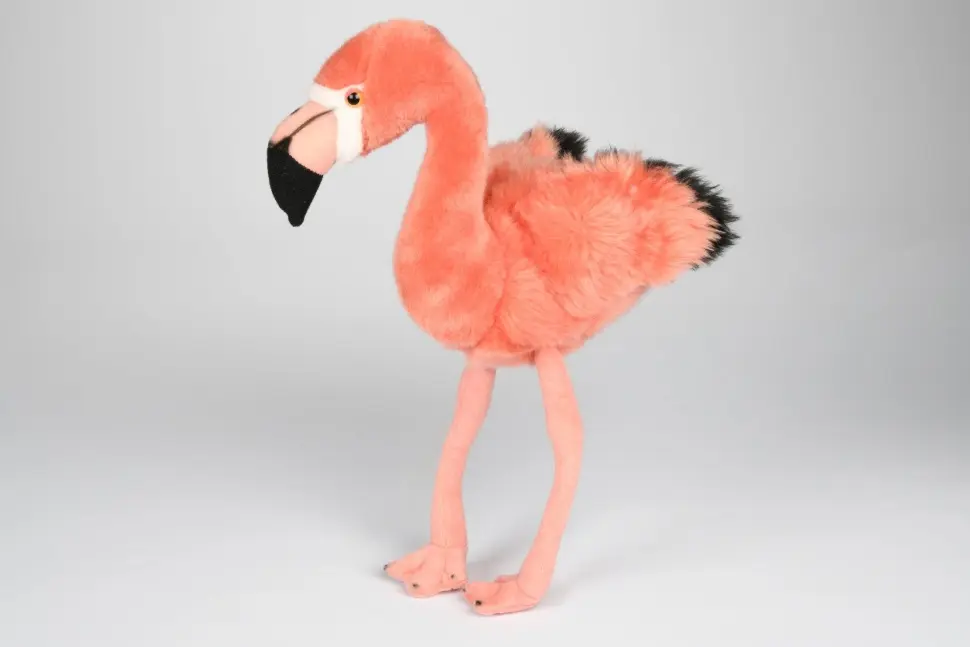 Розовый фламинго, 36 см - фото