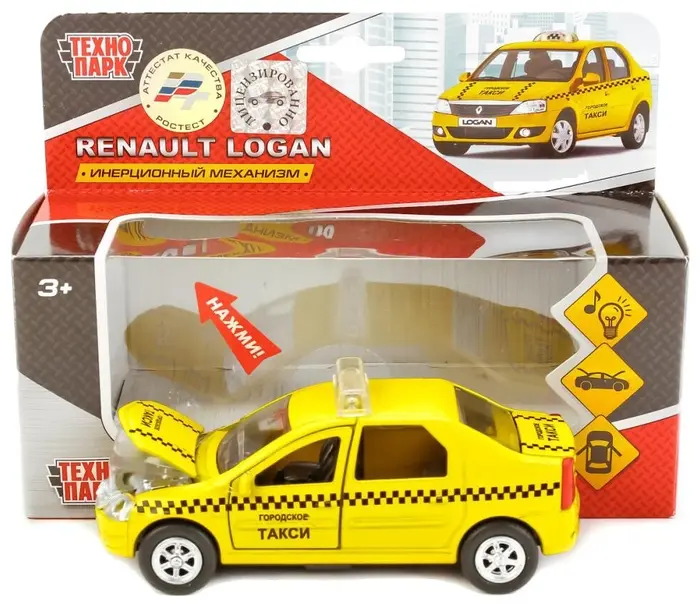 Машина Renault Logan Такси - фото