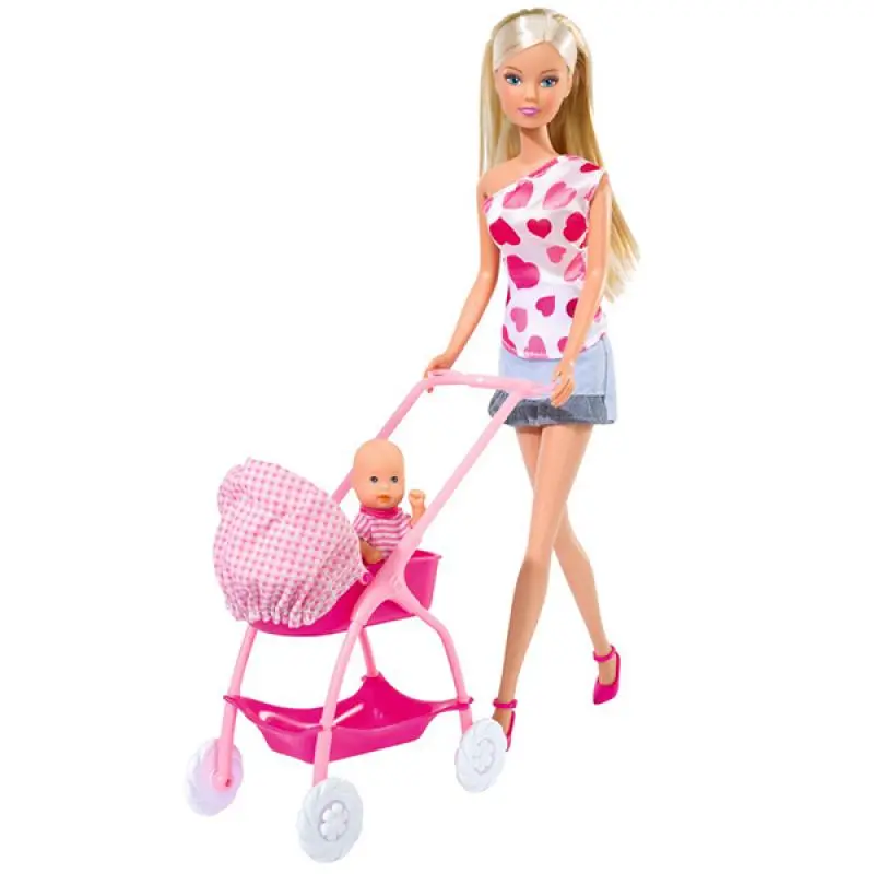 Кукла Штеффи с новорожденным - фото