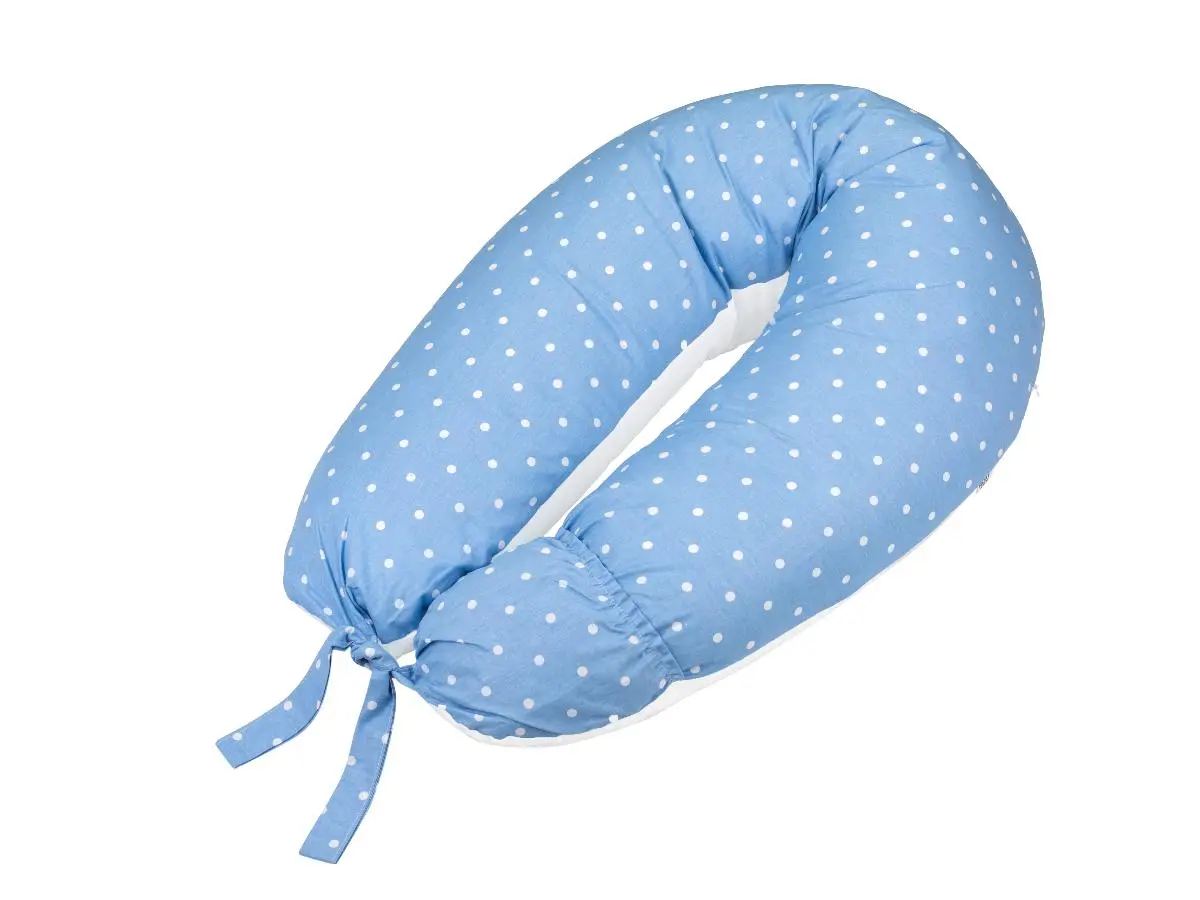 Подушка для беременных Премиум (кармашек + завязки) - фото