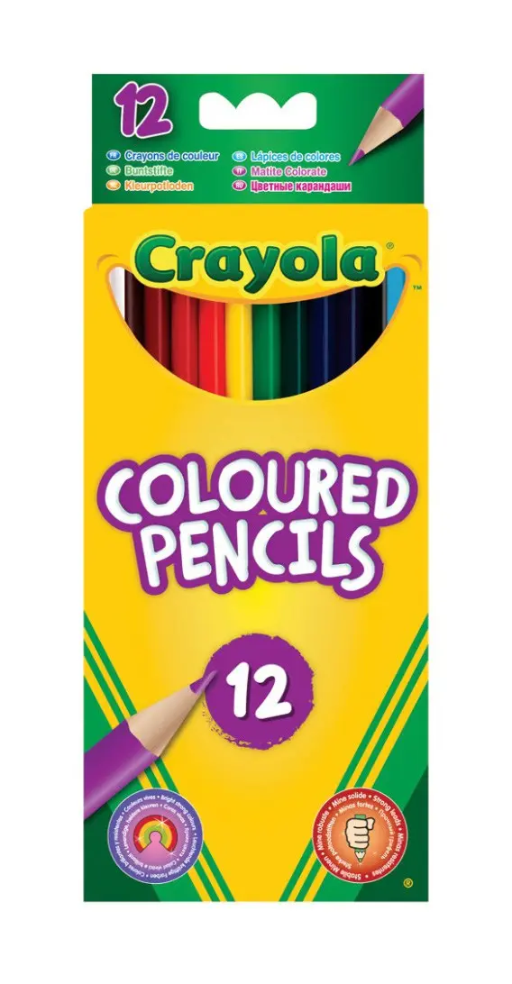 Цветные карандаши 12шт.