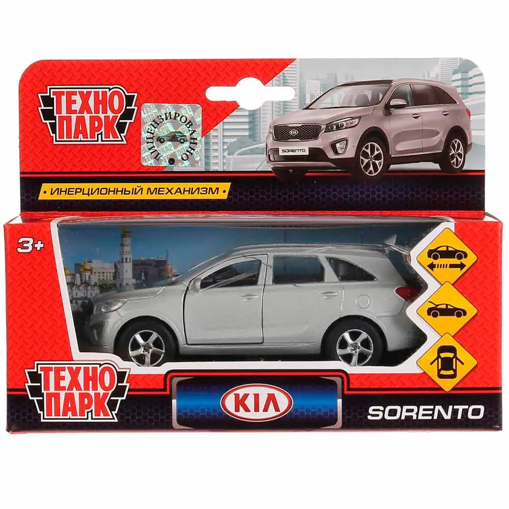 Машина Kia Sorento Prime Технопарк SB-17-75-KS-N(SL)-WB - купить за 750  рублей рублей в интернет-магазине Юниор