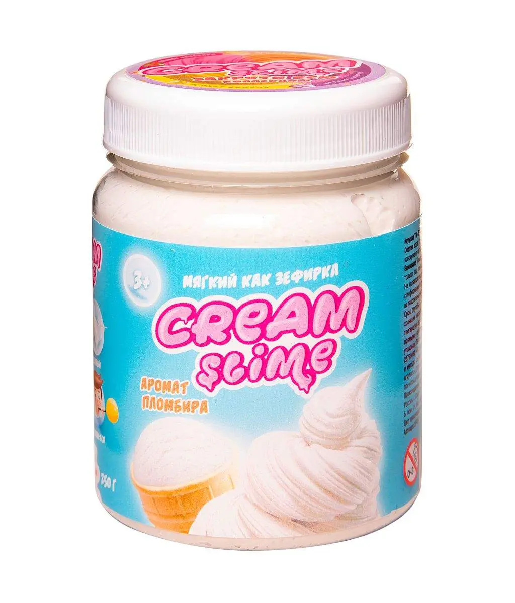 Cream-Slime с ароматом пломбира