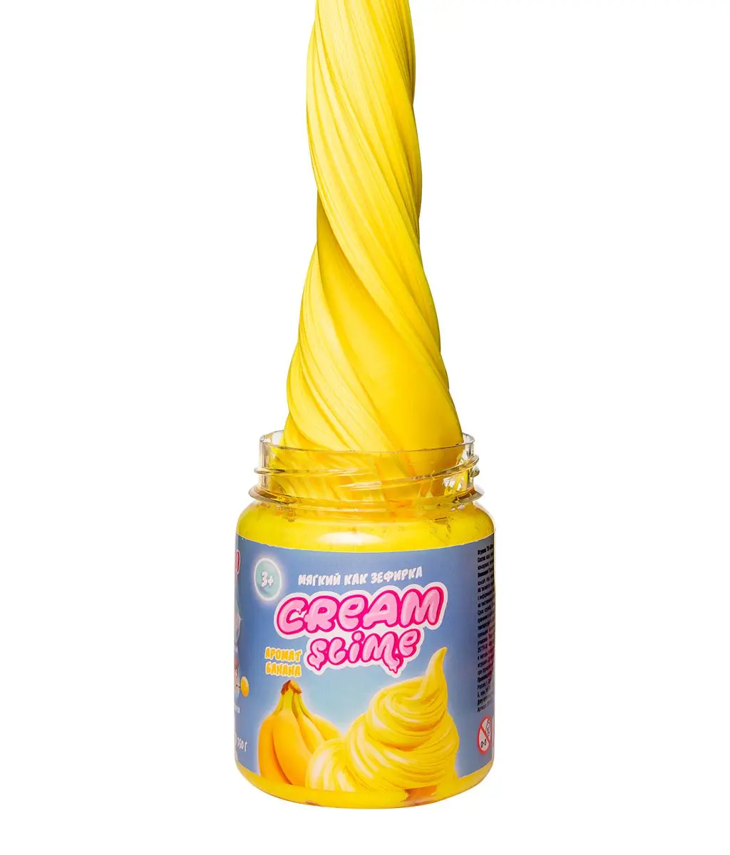 Cream-Slime с ароматом банана - фото