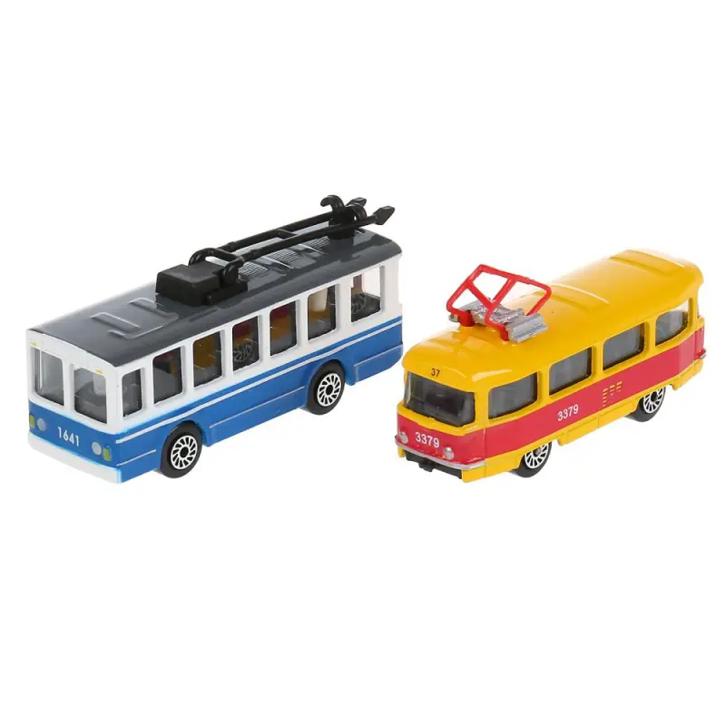 Набор из 2-х моделей Городской транспорт - фото